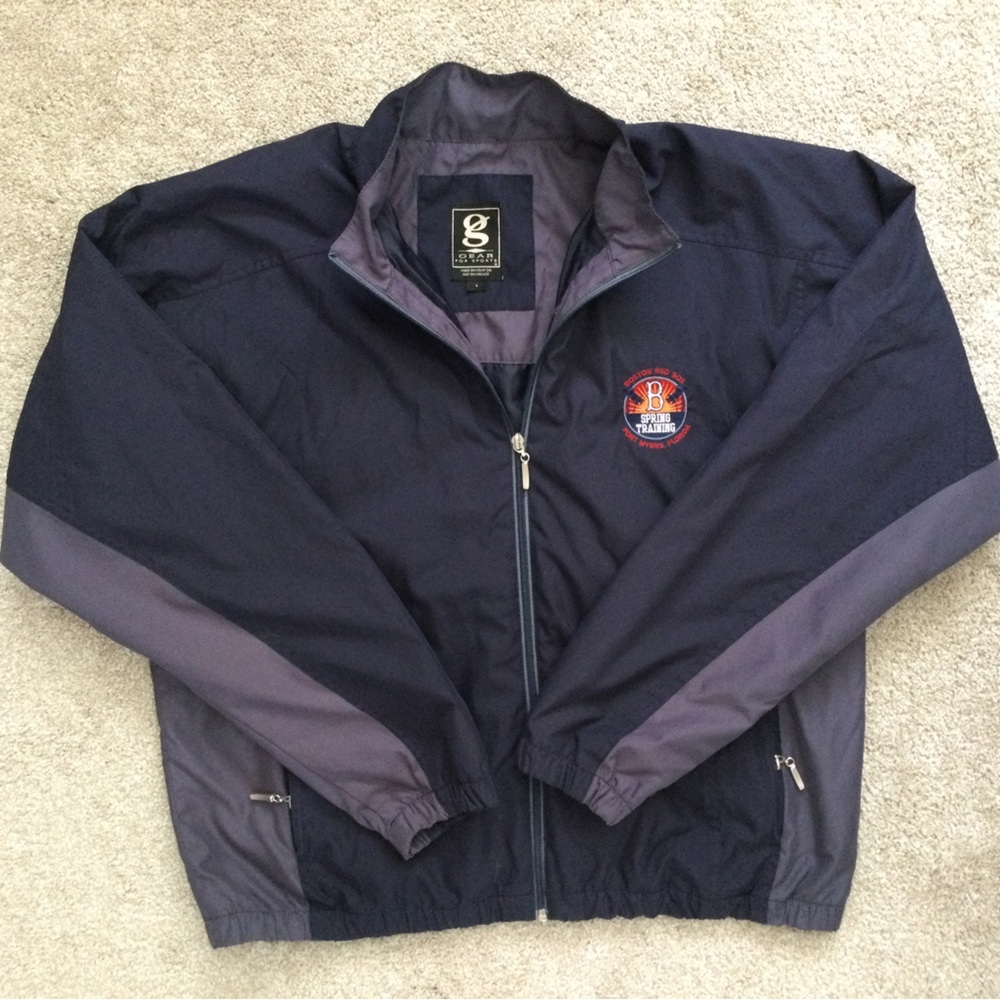 Gear for Sports Boston Red Sox Spring Training navy/purple jacket, size L